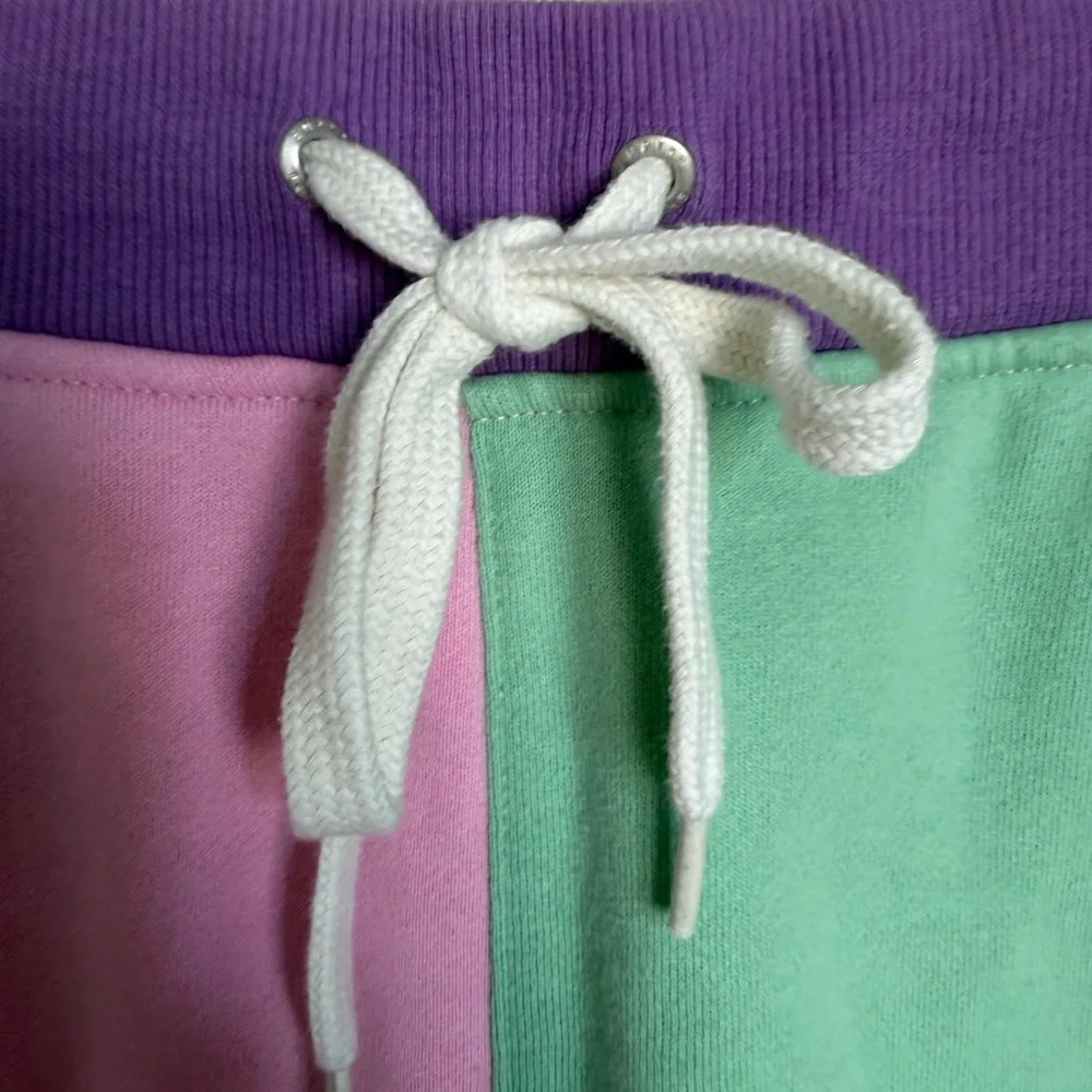 Empyre Pink, Green, and Purple Cargo Joggers